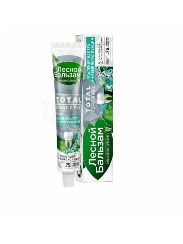 Лесной бальзам Зуб паста 75мл Двойная Мята на отваре трав