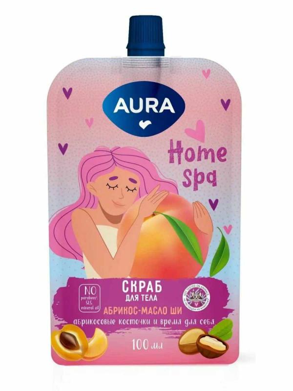 Аура Скраб д/тела Абрикос Масло ши 100мл