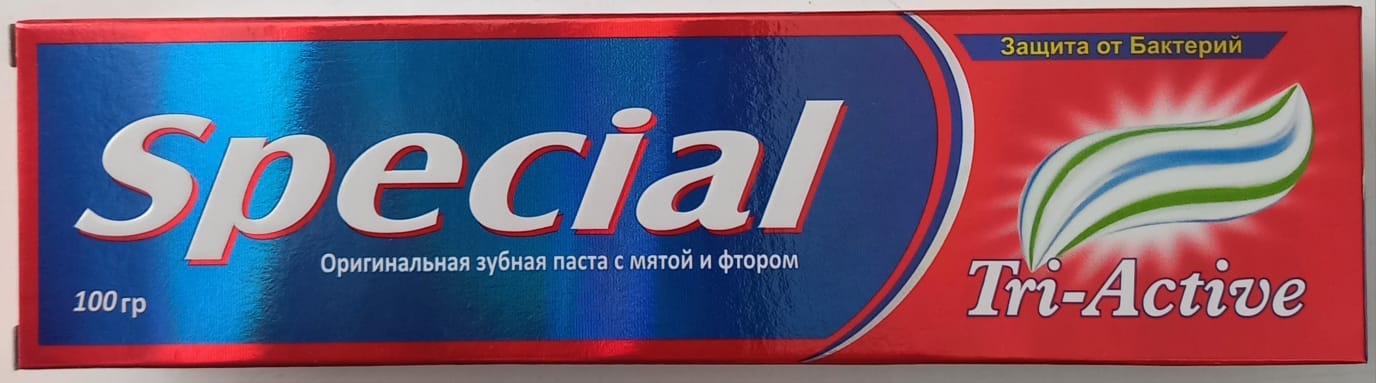 Зуб паста SPECIAL TRI-ACTIVE Тройная защита 100г/72