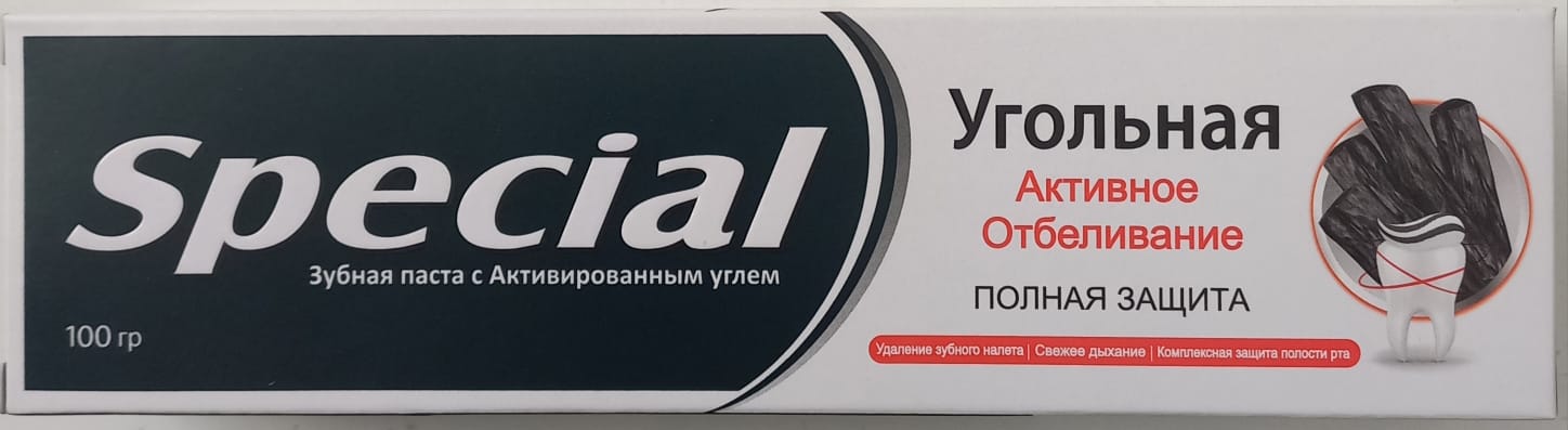 Зуб паста SPECIAL TP CHARCOAL с Углем 100г/72