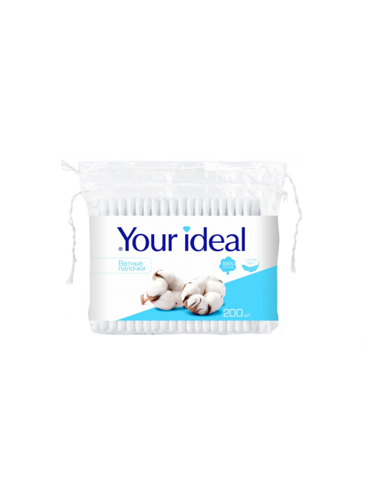 Ватные палочки Your Ideal 200 шт zip-пакет