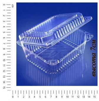 Контейнер однор прозр ПР-К-15(М)
