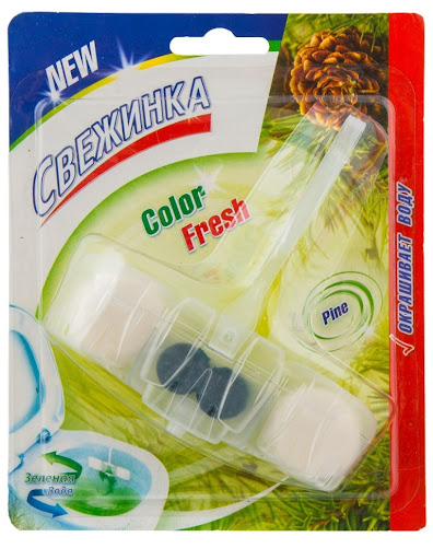 Освежитель - Блистер WC Color Fresh Зеленая вода 40 гр. 1х12 шт