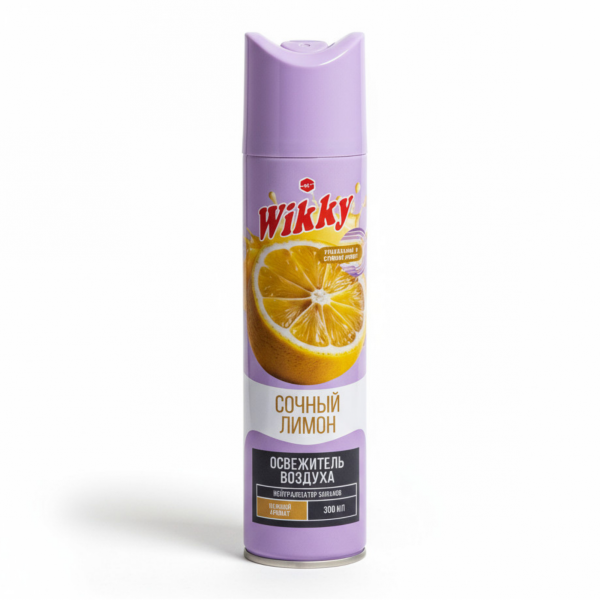 Викки Освежитель воздуха Сочный лимон 300 мл (24)