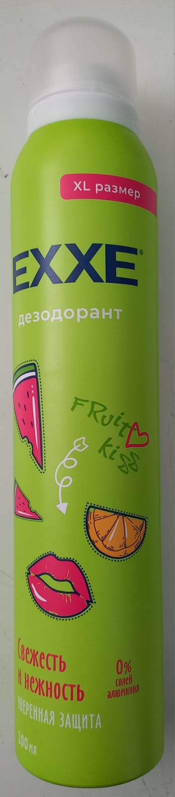 Дез спрей EXXE Женский  Свежесть и нежность Fruit kiss, 200 мл (XL размер)