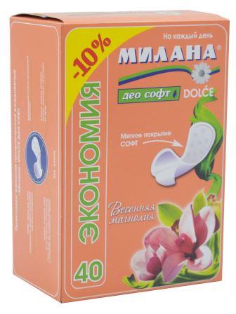 Прокл Милана ежедн Dolce Део Софт Весенняя Магнолия экономия (40шт) / 4005