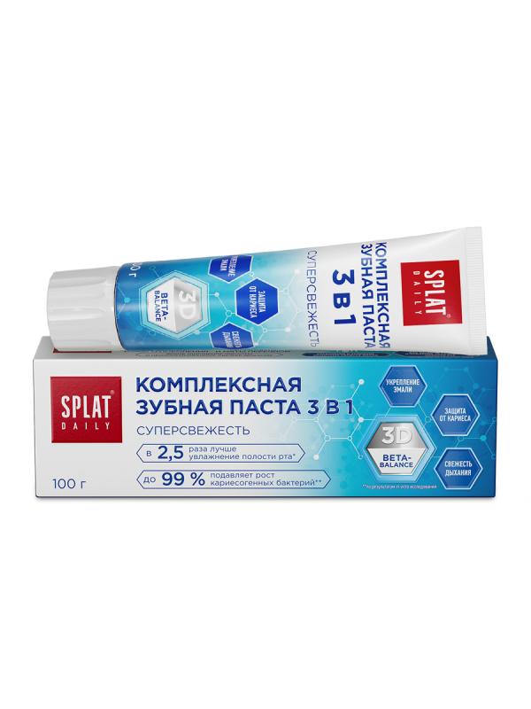 Сплат Daily Зуб паста 100 г Суперсвежесть 3 в 1 