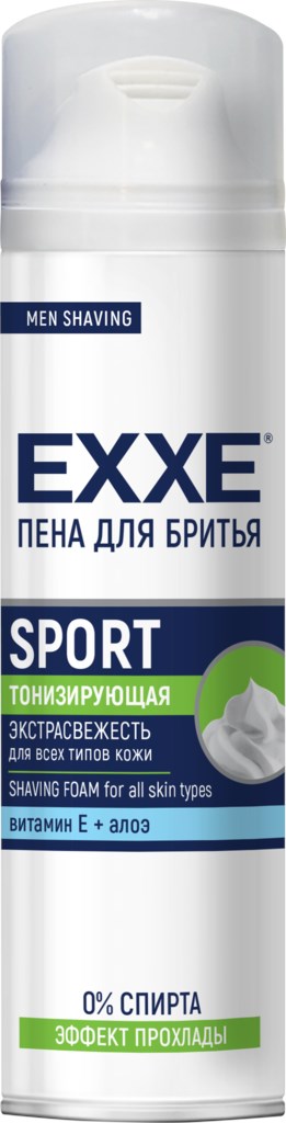 Пена д/бритья EXXE SPORT ENERGY (Cool Effect) 200мл