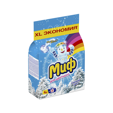 Миф Порошок авт 4кг Свежий цвет