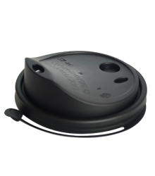 Крышка для стак. тип К Покров д.90мм ПП ЧЁРНАЯ (50шт/уп - 20уп/пак)