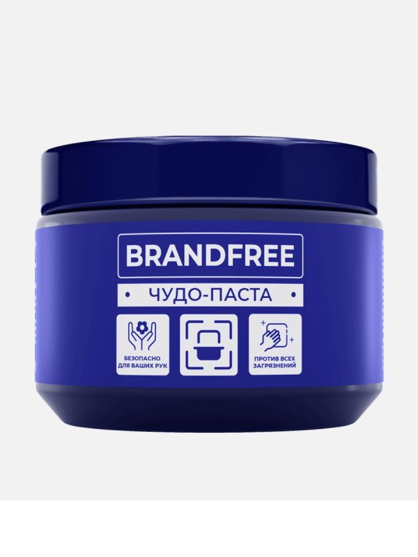 БРЕНДФРИ Чистящая паста д/уборки пятновыводитель для твёрдых поверхностей, 500 г / 10