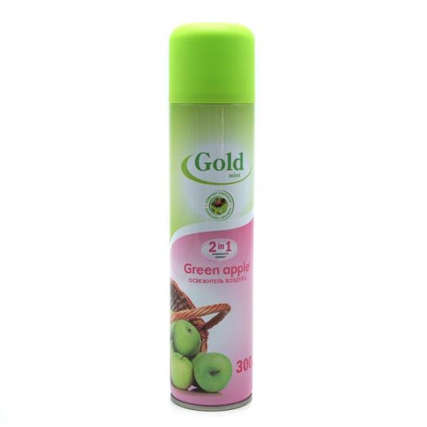 Осв воз GOLD WIND 300мл Green apple Зеленое Яблоко 12/144