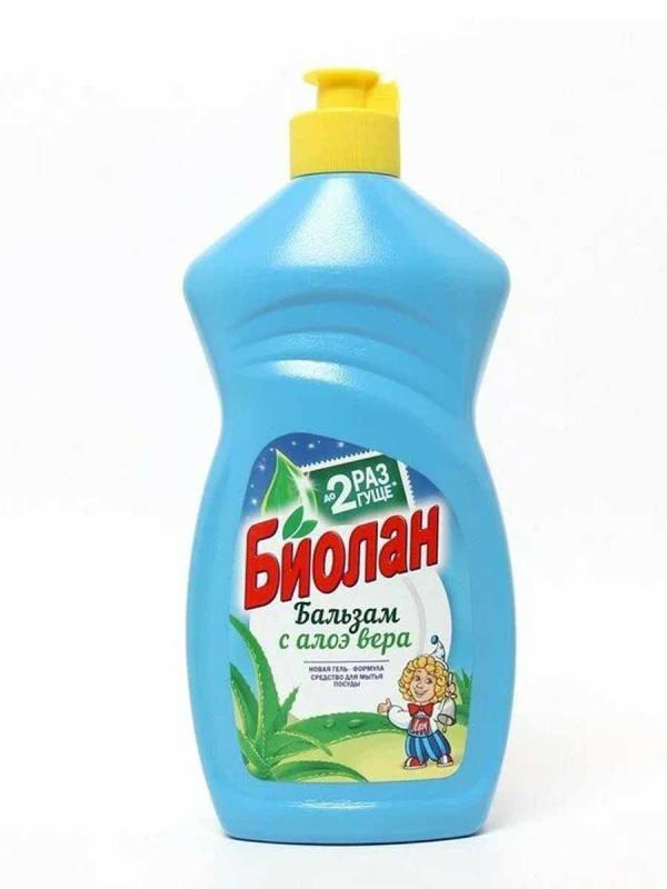Биолан Моющее д/посуды 450мл Бальзам Алоэ вера 