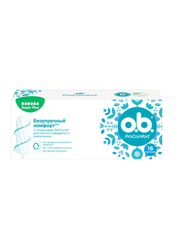 Тампоны o.b.16 шт Супер плюс 6к