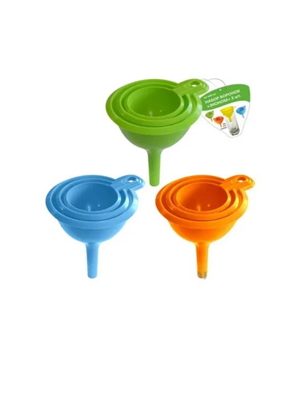 Хозяюшка Мила Набор воронок д/пищевых продуктов пластиковые 3шт
