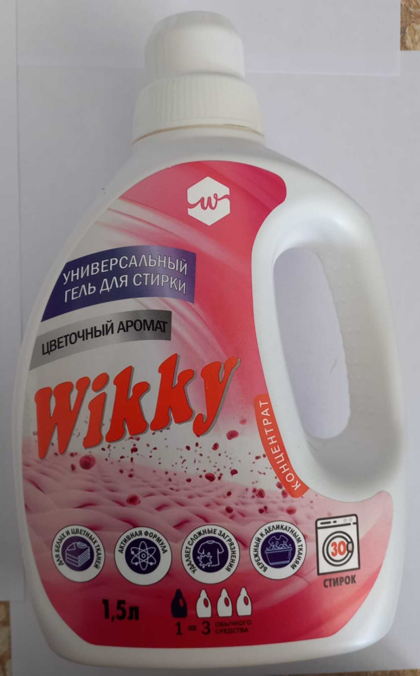 Гель для стирки Wikky 1,5 л 