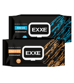 EXXE MEN Салф влаж 100шт (Energy&Fresh)