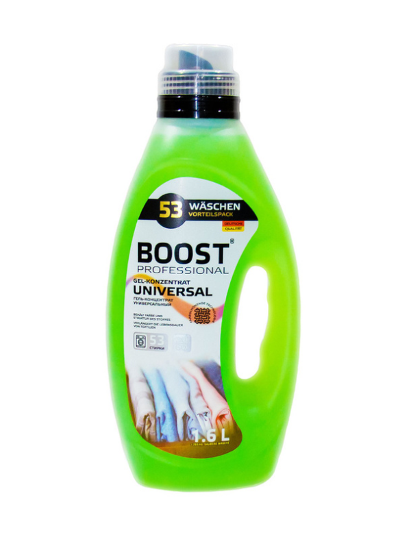 Гель-концентрат д/стирки Boost Professional 1,6 л Universal