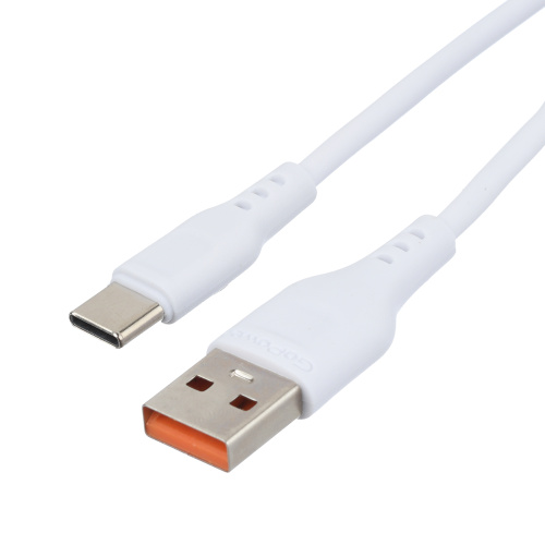 Кабель GoPower GP01T-2M USB (m)-Type-C (m) 2.0м 2.1A белый (1/200/800)