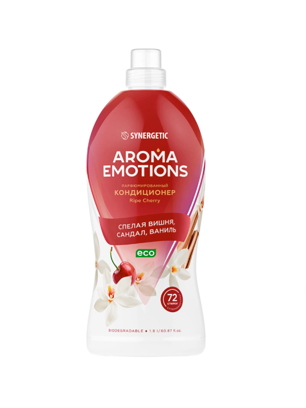 Синергетик Кондиц д/белья Emotions Спелая вишня 1,8л
