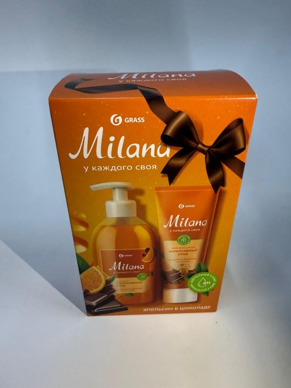 ПН Милана апельсин в шоколаде мыло 300м+ крем 80мл
