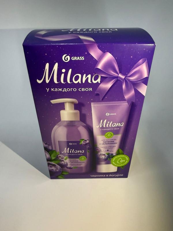 ПН Милана черника в йогурте мыло 300м+ крем 80мл