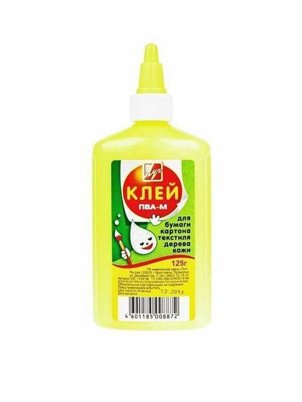 Клей ПВА 125мл дозатор Луч 20C 1354-08