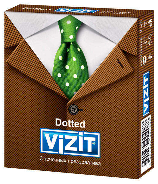 Презервативы VIZIT Dotted Точечные 3 шт