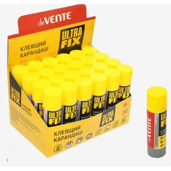 Клей карандаш 15гр PVA deVENTE Ultra fix 4042040