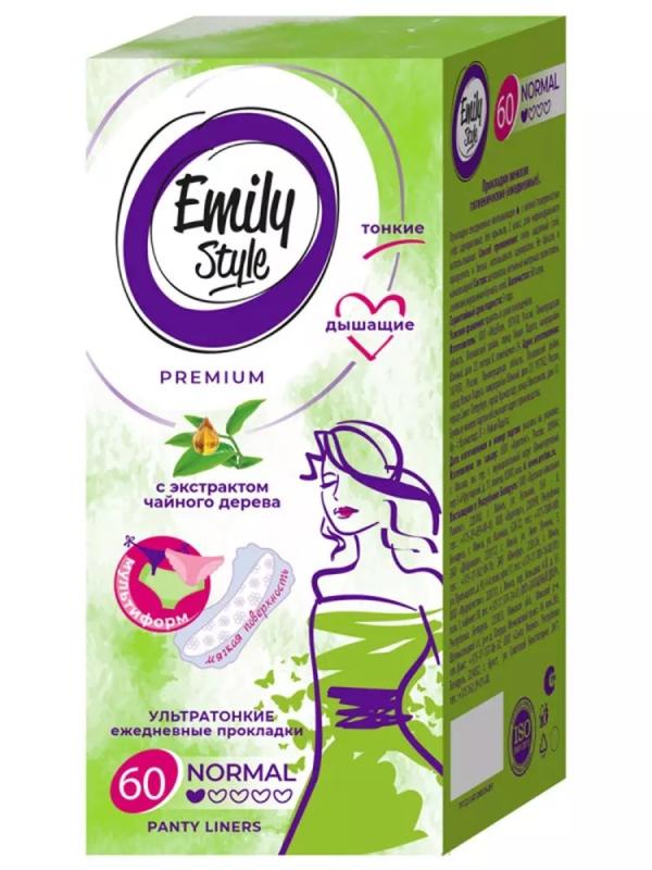 Прокладки ежедн. Emily STYLE MULTIFORM DEO 20 шт, ультратонкие,ароматизир чайное дерево / 60