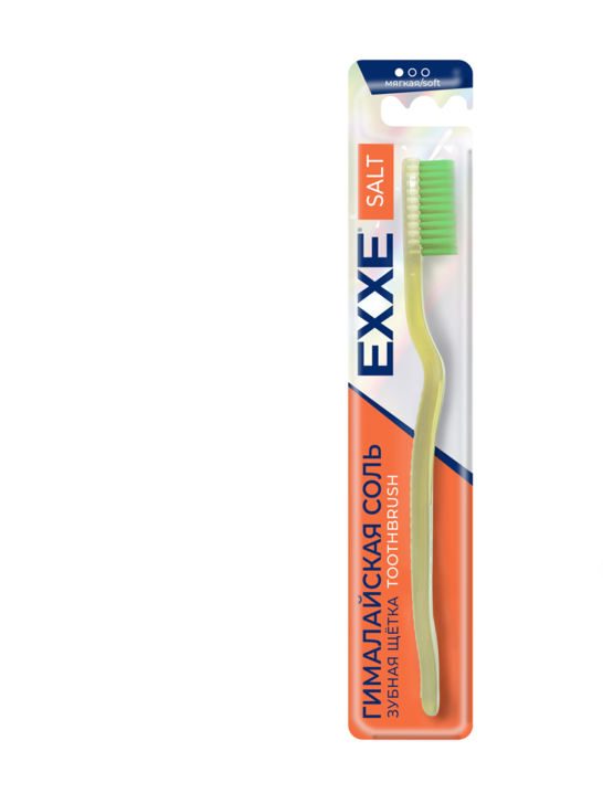 Зубная щетка EXXE Гималайская соль Мягкая 