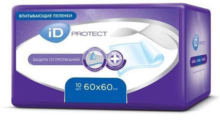 Пелёнки Disposable underpads ID Protect 60*90 10шт