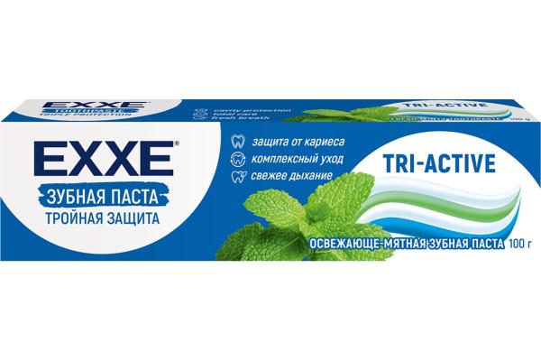 Зуб паста EXXE Тройная защита tri-active, 100г