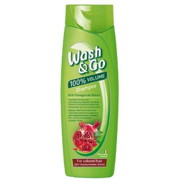 Шамп Wash&Go 400мл Гранат 