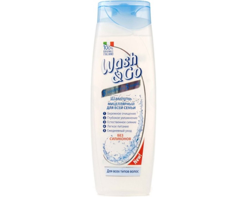 Шамп Wash&Go 400мл Мицелярный