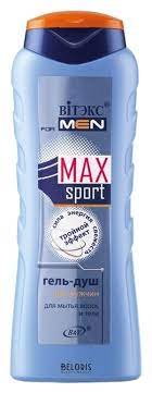 Витекс MEN sport MAX Гель-душ д/мытья волос и тела 400мл