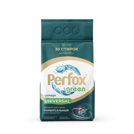 Порошок д/стирки Perfox Green 3кг д/цветного