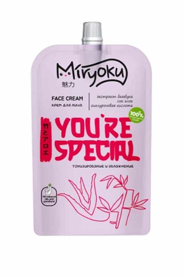 * MIRYOKU Крем д/лица Алое и Бамбук 100мл