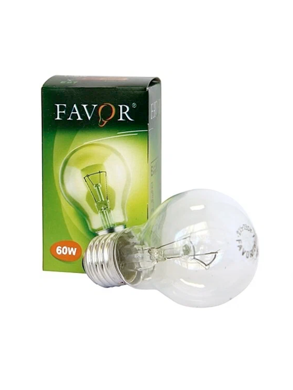 Favor A50 E27 75W ЛОН прозрачная (Калашников)