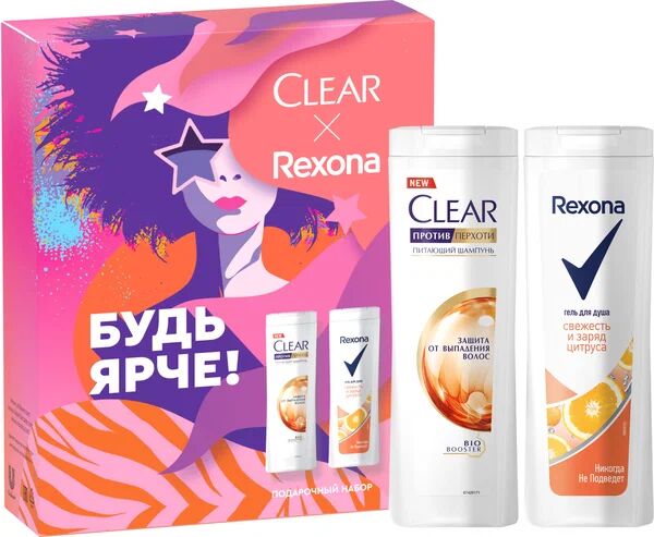 ПН Clear 200мл + Rexona200мл FEMALE 2023