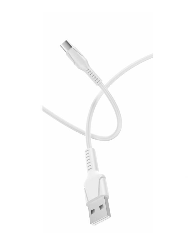 Кабель GoPower GP21TT Type-C (m)-Type-C (m) 1м 3.0A 60W силикон белый (1/200/800)