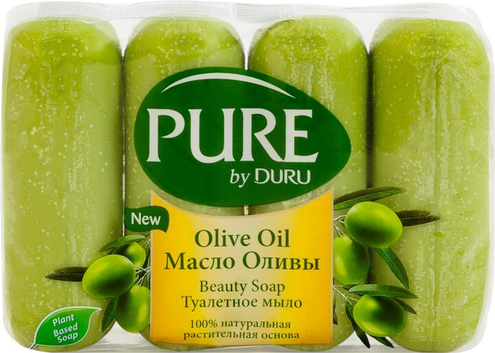 Дуру Мыло 4*85гр PURE&NATUR Масло Оливы 