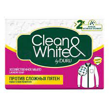 Дуру Мыло хоз Clean & White 4*120г (21) (Против сложных пятен)