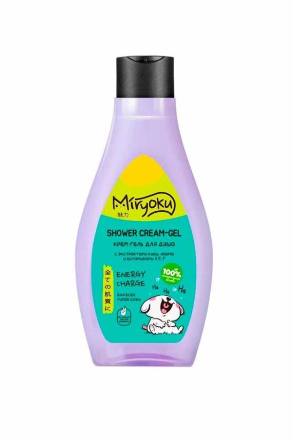 * MIRYOKU Киви+Лайм Крем-гель д/душа Energy Charge 300мл