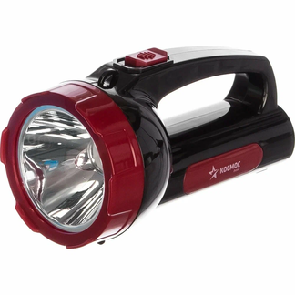 Фонарь тур КОСМОС 9105 5W 1LED от аккум кр черн